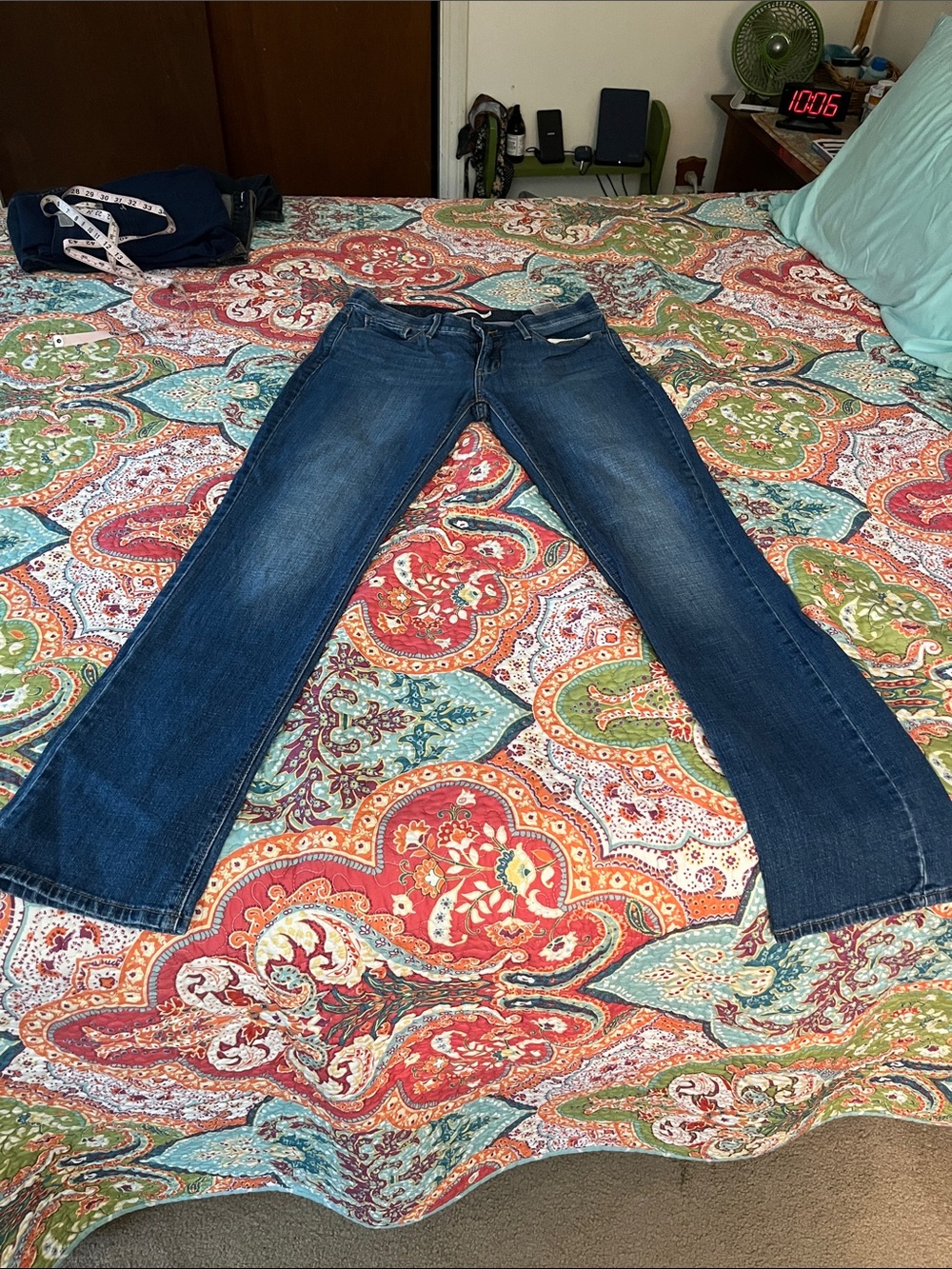 Levi's Dark Blue Flare Jeans